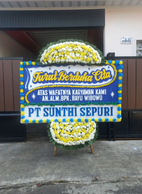 Papan Bunga Duka di Babura Sunggal