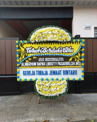 Papan Bunga Duka di Babura Sunggal