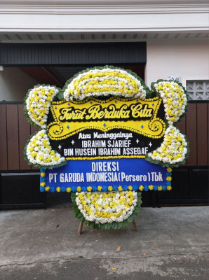 Papan Bunga Duka di Babura Sunggal
