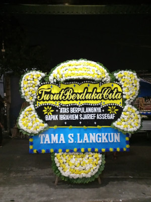 Papan Bunga Duka di Babura Sunggal